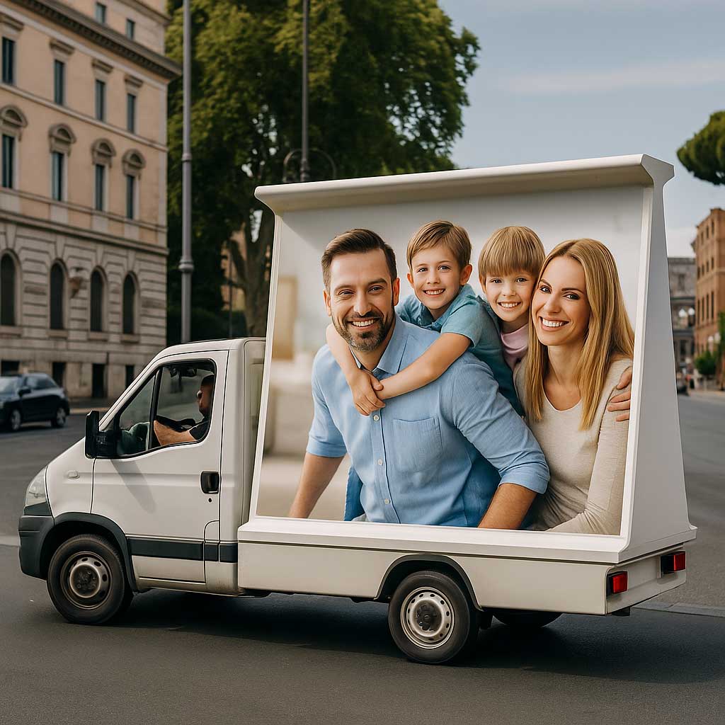 Vele pubblicitarie Roma per campagne di grande impatto